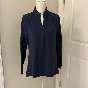 NWT Peter Millar 1/4 Zip Size L in Navy